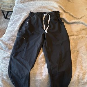 Figs Technical Collection Scrubs Pants - Size Small Black